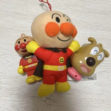 호빵맨 봉제 인형과 피규어 세트