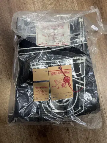 True Religion Ricky 블랙 데님 팬츠