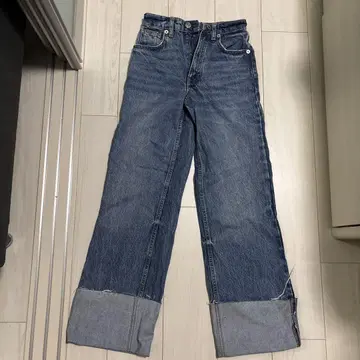 ZARA 와이드 레그 데님 EUR 32