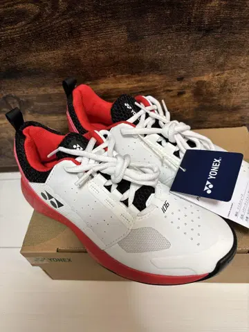 YONEX 테니스화 51116 25.0cm 화이트/레드