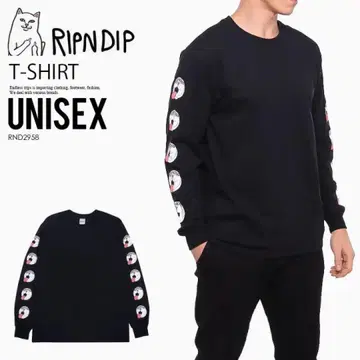 RIPNDIP 롱티 M PILL LONG SLEEVE TEE 블랙