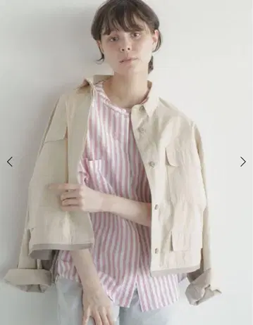 2024 SS FIKA 스트라이프 컬러리스 셔츠