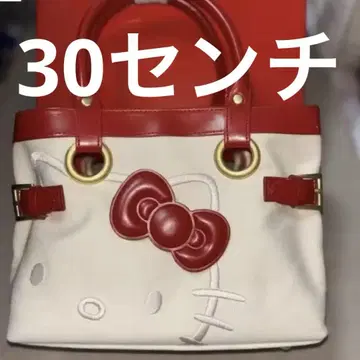 헬로키티 토트백 화이트/레드