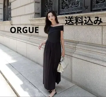 [ORGUE] Strech cross docking dress /블랙/S