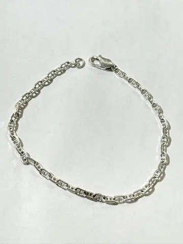 실버 체인 팔찌 약 18cm