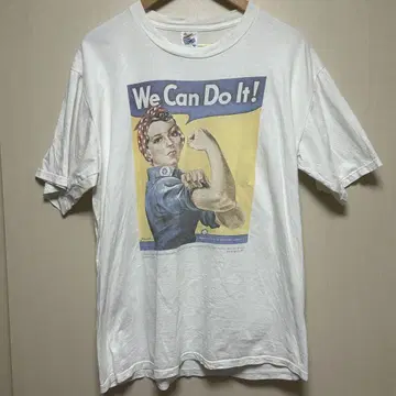 90년대 J 하워드 밀러 We Can Do It 빈티지 티셔츠