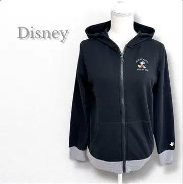 Disney 디즈니 미키 후드티 긴팔 블랙 풀 집업