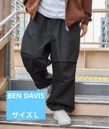 BEN DAVIS 벤 데이비스 카고 포켓 루즈 실루엣 드로 코드
