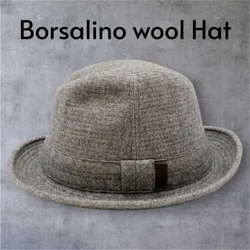 Borsalino 볼사리노 중절 트위드 울 햇 60cm