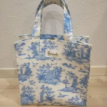 Harrods 풍경 무늬 핸드백