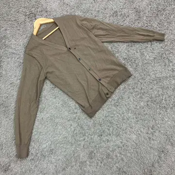 무인양품 MUJI 울 가디건 긴팔 V넥 브라운 남성용(S)