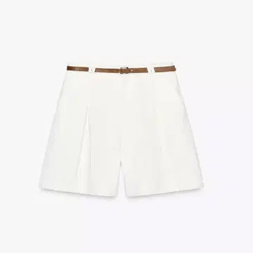 ZARA 벨트 다트 버뮤다 팬츠