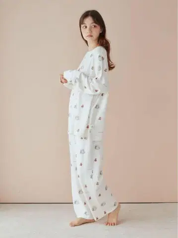 새상품 젤라또피케 파자마 룸웨어 셋업 긴팔 롱 바지