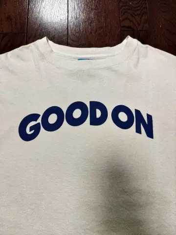 GOOD ON 티셔츠 L 크림 아이보리
