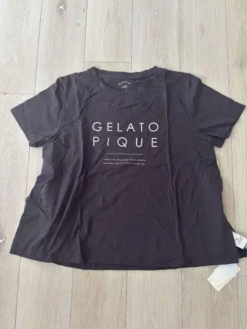 새상품 GELATO PIQUE 그레이 티셔츠 L 사이즈