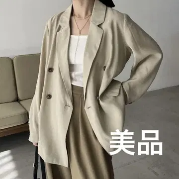 [ 베이지 ] 라이트 테일러드 자켓