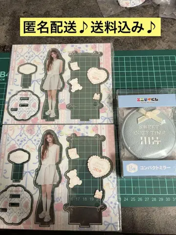 ILLIT 아일릿 에니마이 복권 MINJU 아크릴 스탠드+컴팩트 거울