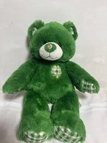 Build-A-Bear Workshop 초록색 곰 봉제인형