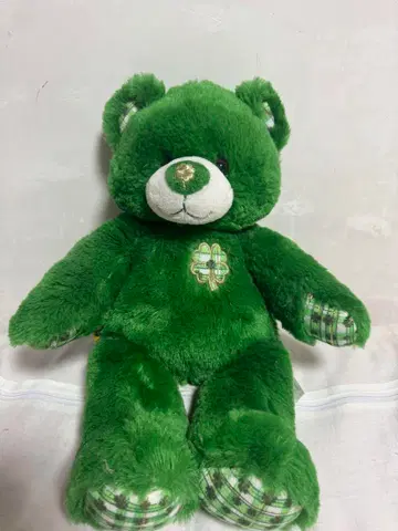 Build-A-Bear Workshop 초록색 곰 봉제인형