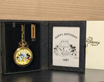 [ 레어 ] Disney 디즈니 1997년 미키마우스 벌스데이 회중시계