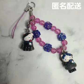 지역 키티 스트랩 하라주쿠 고스로리 키티 레어 익명 배송