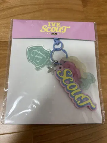 IVE 이서 부채 백참 아크릴 스탠드 세트 SCOUT