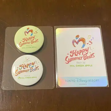 캔뱃지 스티커 세트 미세스 Disney 콜라보
