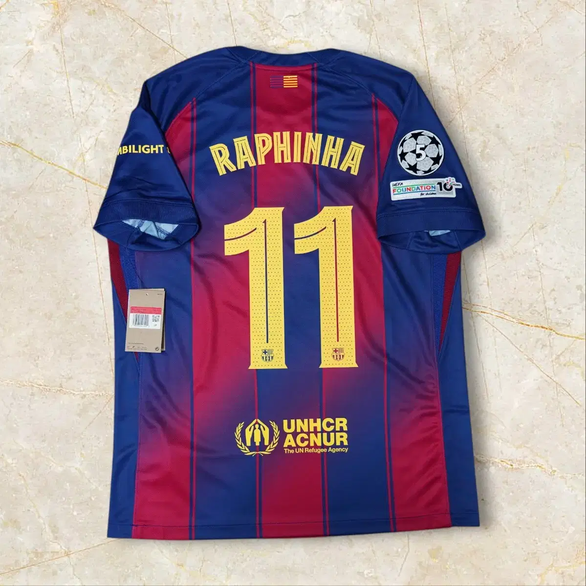 Barcelona 24-25 Nike Authentic Raphinha Champions League Official