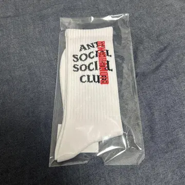 Anti Social Social Club x 히라모토 렌 삭스 화이트