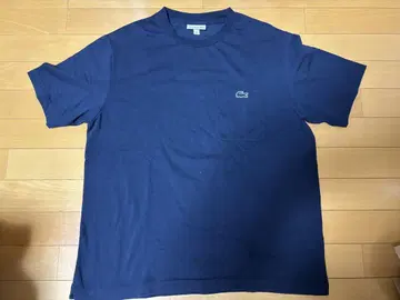 LACOSTE 네이비 포켓 티셔츠 L