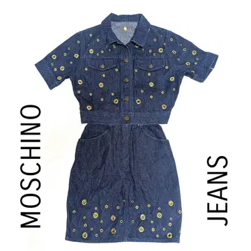 MOSCHINO JEANS 모스키노 데님 셋업 빈티지