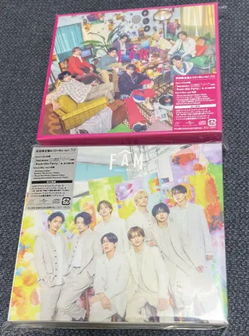 timelesz 앨범 FAM 초회 A B Blu-ray [미재생]