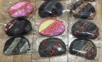 가마구치 지갑 핸드메이드 천 지갑 천 가마구치