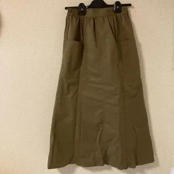 애프터눈 티 플레어 스커트 M~L 사이즈 올리브