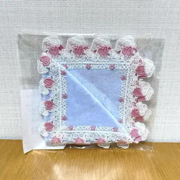 치카자와 레이스 스누피 손수건 라이트 블루