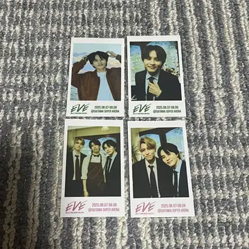 초특급 8호차 EVE 미니 사진 타쿠야  4매 세트