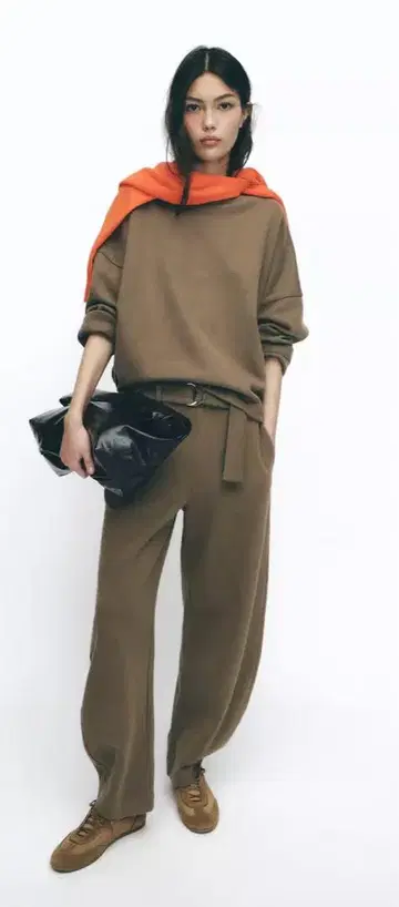 ZARA 소프트 벌룬 벨트 팬츠