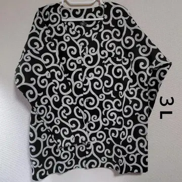 다보 셔츠=풀색 당초 특대=3L