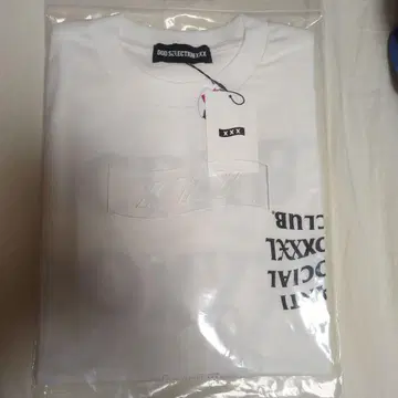GOD SELECTION XXX ASSC 티셔츠 m 사이즈 화이트