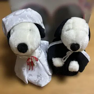 SNOOPY 스누피 웨딩 봉제 인형