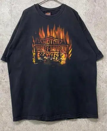 Harley-Davidson 프레임 프린트 티셔츠 XXL