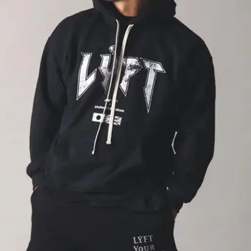LYFT 블랙 후드티 XL 사이즈 일본 영국 콜라보