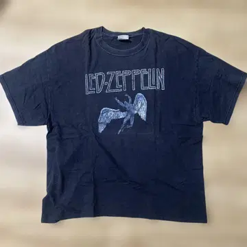 LED ZEPPELIN 밴드 티셔츠 블랙