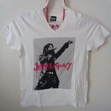 [ GLAY ] Justice & Gully V넥 티셔츠 M 사이즈