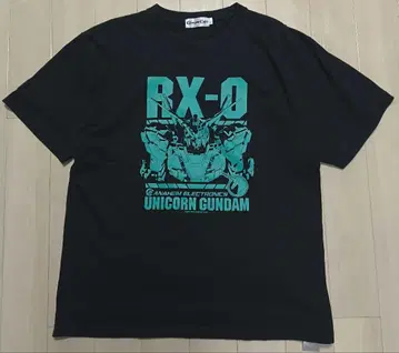건담 카페 한정 유니콘 건담 T셔츠 RX-0 비스트 재단
