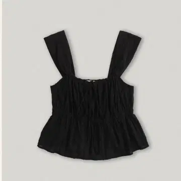 smoothmood Lesha Shirring Top Black