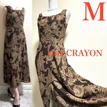 레어! Lois CRAYON 로이스크레용 사라사 페이즐리 원피스 M