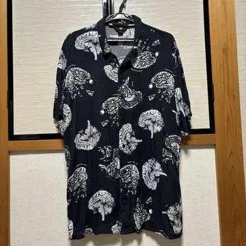 VOLCOM 패턴 셔츠 L 남성용