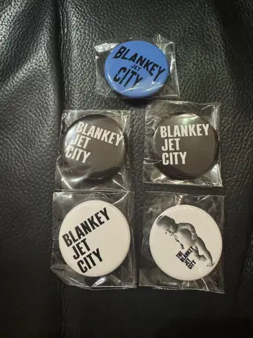BLANKEY JET CITY 핀 배지 5개 세트 블랑키 캔뱃지