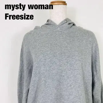 mysty woman 미스티우먼 드라스트 슬리브 후드티 A1